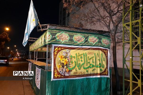 آماده‌سازی فضای محله‌ها برای جشن بزرگ نیمه شعبان