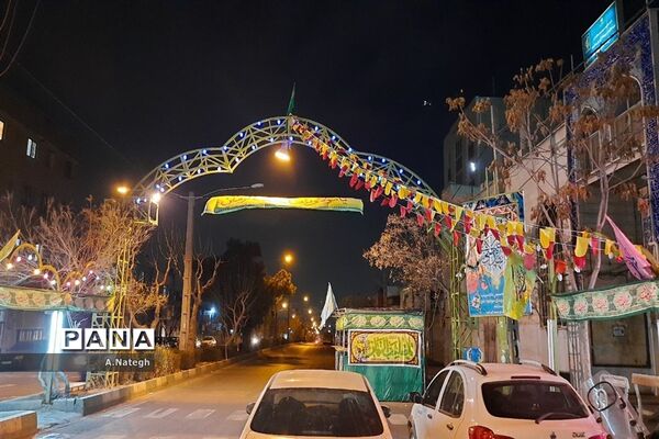آماده‌سازی فضای محله‌ها برای جشن بزرگ نیمه شعبان