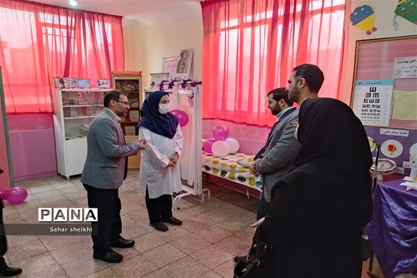 افتتاح اتاق بهداشت دبستان آسیه ملارد