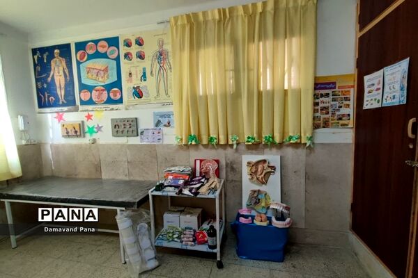 افتتاح اتاق بهداشت و سلامت در دبستان شهیدان صدیفی دماوند