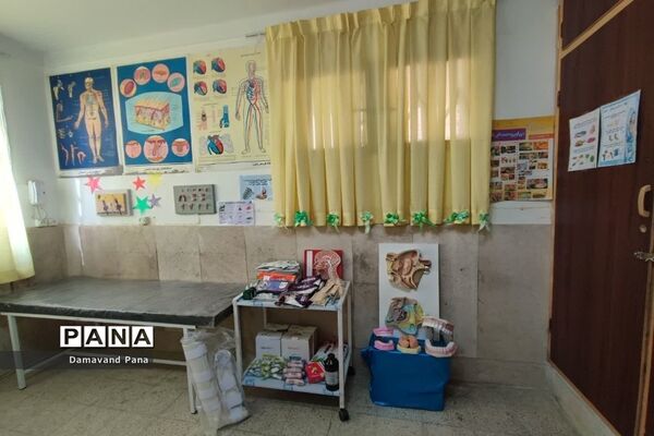 افتتاح اتاق بهداشت و سلامت در دبستان شهیدان صدیفی دماوند