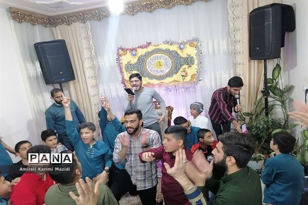 جشن خانگی هیات دانش‌آموزی انصارالمهدی ناحیه 3 به مناسبت میلاد امام زمان(عج)
