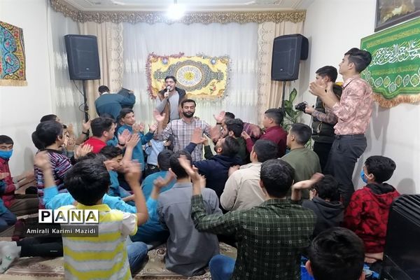 جشن خانگی هیات دانش‌آموزی انصارالمهدی ناحیه 3 به مناسبت میلاد امام زمان(عج)