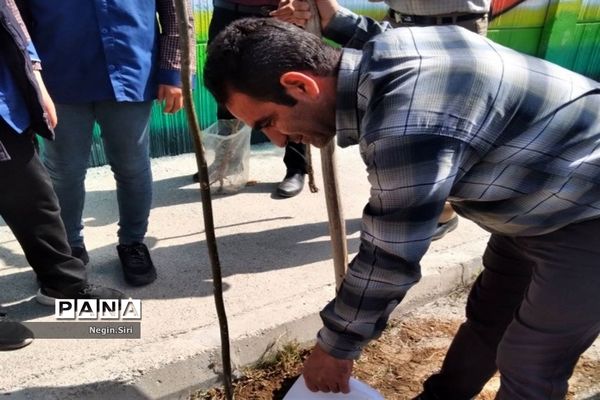 برگزاری روز درختکاری در دبستان شهید حسن جعفری پاکدشت