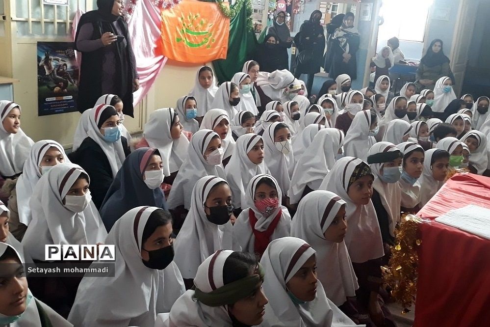 جشن نیمه شعبان در دبستان حضرت  زهرا(س) ۲ رودهن