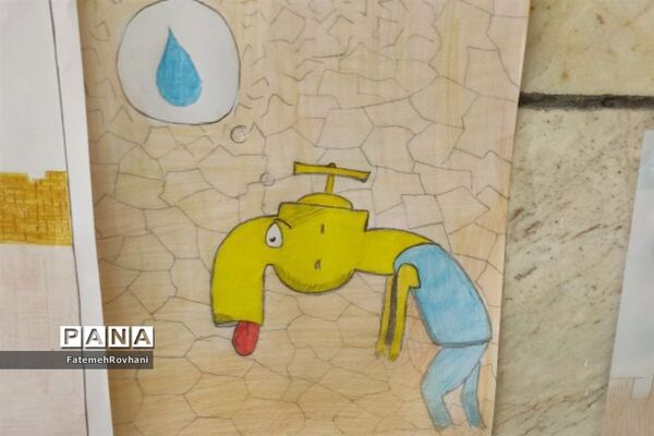 اجرای طرح آب امانت آینده در آموزشگاه پاکدل خلیل آباد