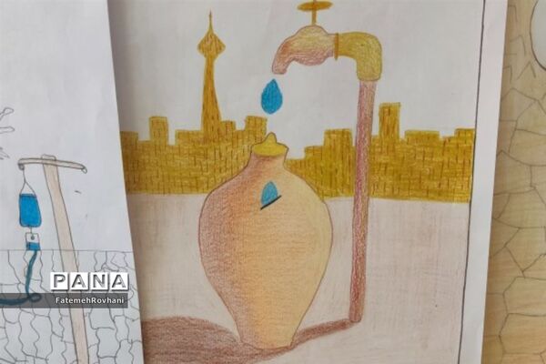 اجرای طرح آب امانت آینده در آموزشگاه پاکدل خلیل آباد