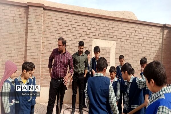 مراسم روز درختکاری در مدرسه جلوه حق و شهدای برکت طغان بخش جوادآباد