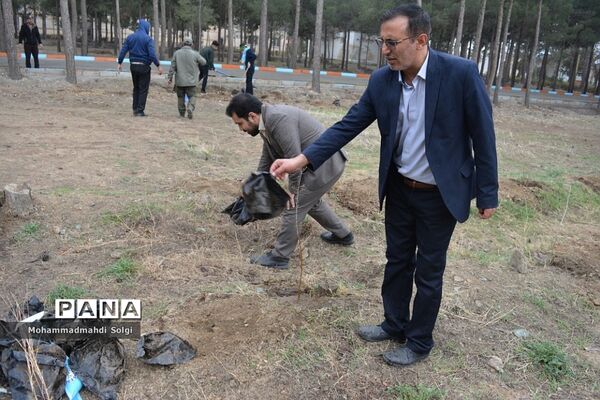 کاشت صد و پنجاه نهال به مناسبت آیین استانی گرامیداشت روز درختکاری در شهریار