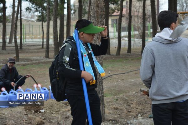 کاشت صد و پنجاه نهال به مناسبت آیین استانی گرامیداشت روز درختکاری در شهریار