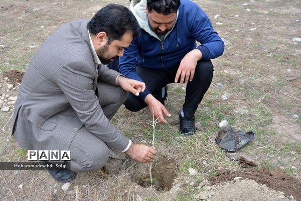 کاشت صد و پنجاه نهال به مناسبت آیین استانی گرامیداشت روز درختکاری در شهریار