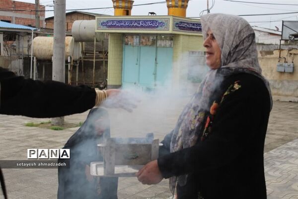 جشن ولادت امام زمان(عج) در روستای تیله نو گلوگاه