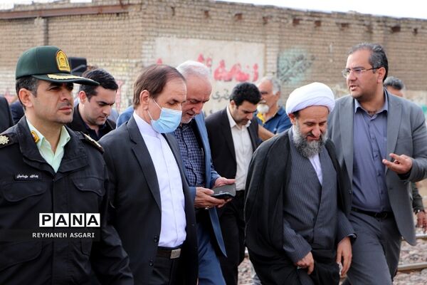 بازدید استاندار تهران از روند اجرایی احداث زیرگذر محمدآباد و داوودآباد شهرستان قرچک