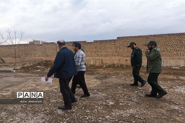 بازدید معاون عملیات سازمان بسیج کشور از حوضه درحال ساخت بسیج،  شهرستان قرچک