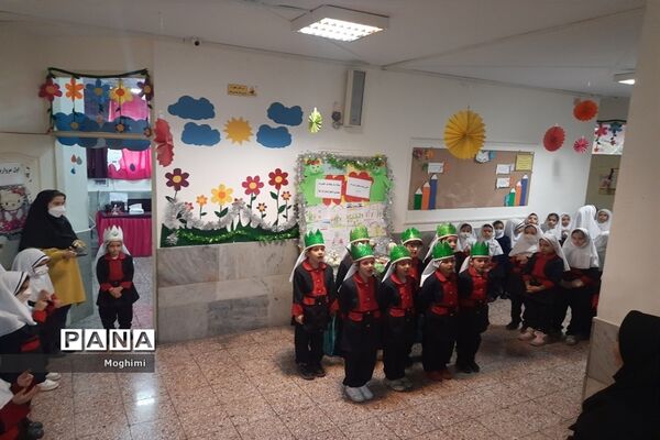 جشن نیمه شعبان در دبستان حقیقت منطقه ۱۳