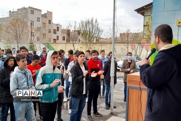 جشن نیمه شعبان در مدرسه ابوالفضل بصام قرچک