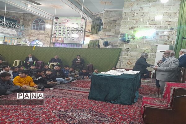 جشن نیمه شعبان در مسجد قائم روستای آبباریک بخش جوادآباد