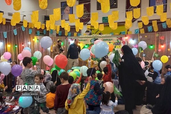 جشن نیمه شعبان ویژه کودکان در دفتر امام‌ جمعه رودهن