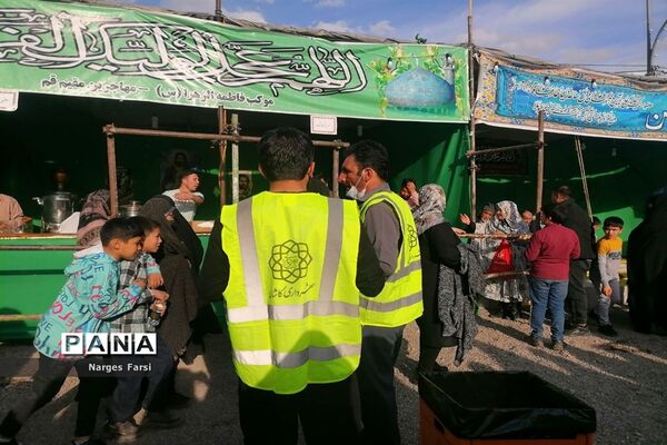 خدمت‌رسانی موکب‌های نیمه شعبان در بلوار پیامبر اعظم قم
