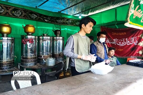 خدمت‌رسانی موکب‌های نیمه شعبان در بلوار پیامبر اعظم قم