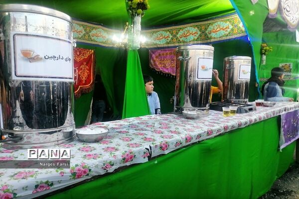 خدمت‌رسانی موکب‌های نیمه شعبان در بلوار پیامبر اعظم قم