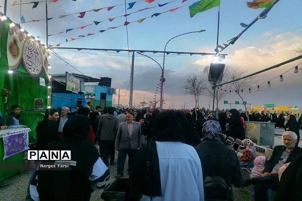 خدمت‌رسانی موکب‌های نیمه شعبان در بلوار پیامبر اعظم قم