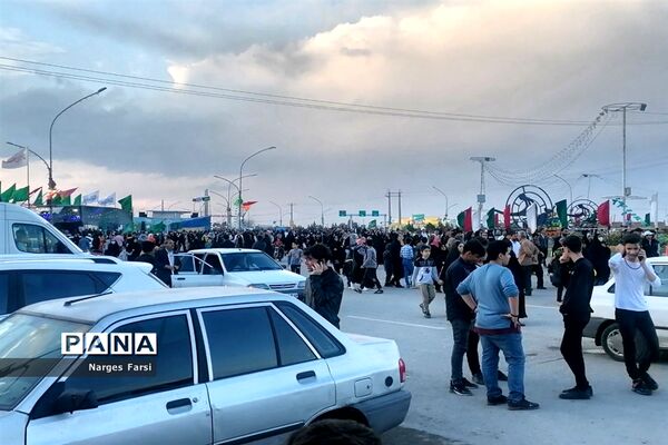 خدمت‌رسانی موکب‌های نیمه شعبان در بلوار پیامبر اعظم قم