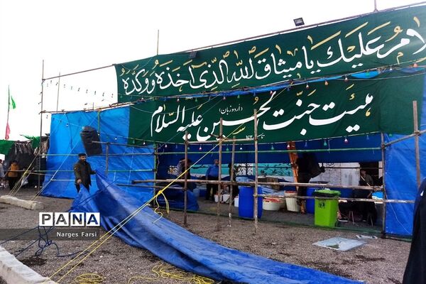 خدمت‌رسانی موکب‌های نیمه شعبان در بلوار پیامبر اعظم قم