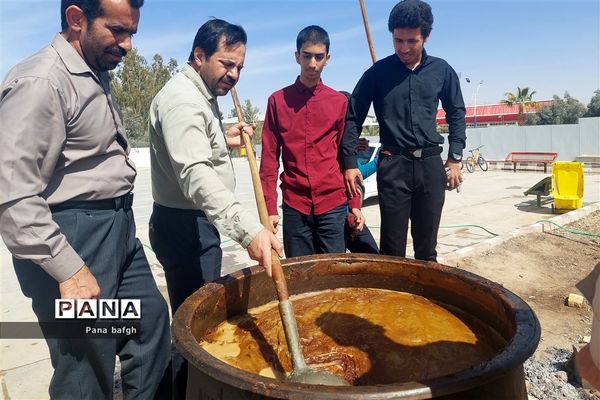 جشن بزرگ میلاد حضرت ولی عصر(عج) دبیرستان نمونه دولتی امام رضا (ع)  بافق