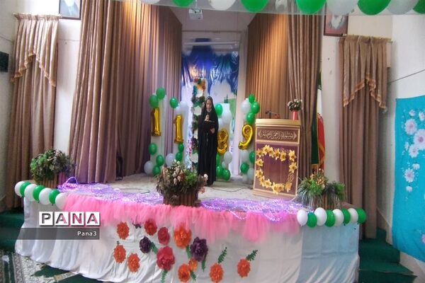 برپایی جشن عید نیمه شعبان در دبستان دخترانه نورایمان منطقه ۳