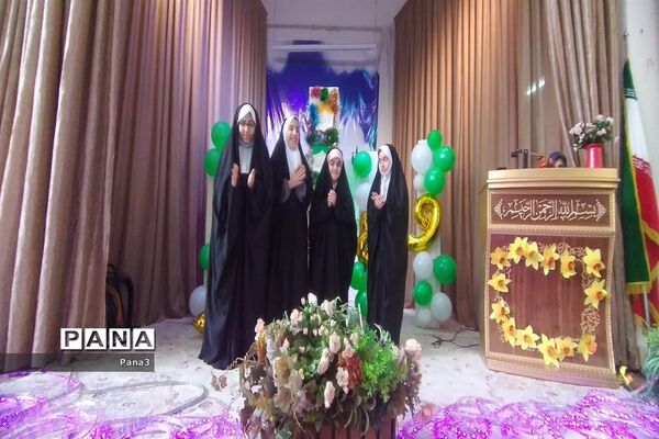 برپایی جشن عید نیمه شعبان در دبستان دخترانه نورایمان منطقه ۳