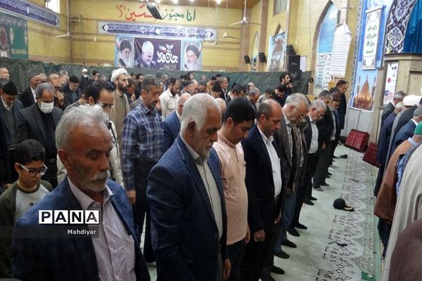 برگزاری نمازجمعه در شهر جوادآباد