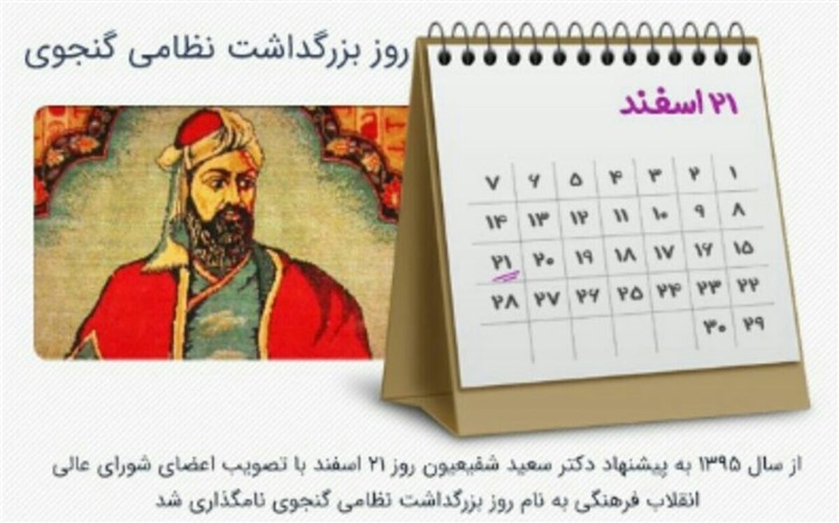 نظامی‌‌ گنجوی، پیام‌‌آور‌‌ همزیستی‌‌، صلح‌‌ و‌‌ دوستی‌‌ در حوزه شعر و ادب است