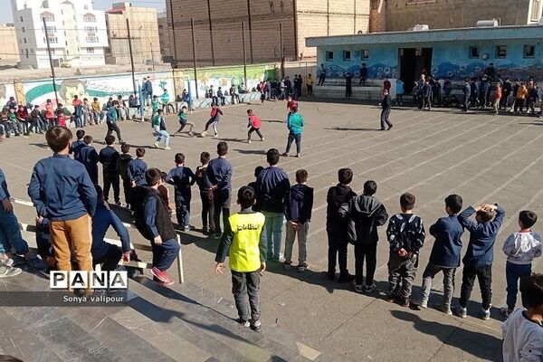 برگزاری المپیاد ورزشی درون مدرسه‌ای در دبستان پسرانه میعاد بهارستان‌2