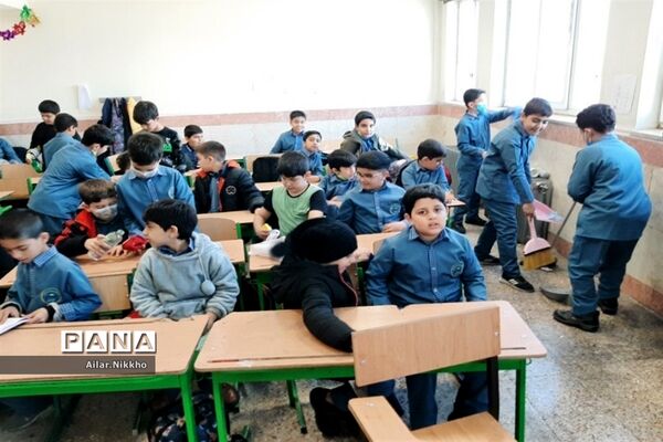 کلاس تکانی پیش از سال نو در پاکدشت