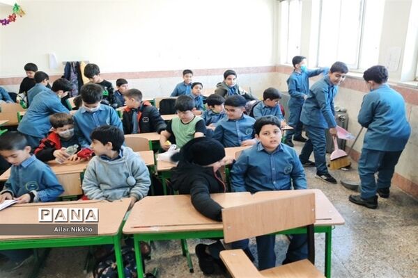 کلاس تکانی پیش از سال نو در پاکدشت