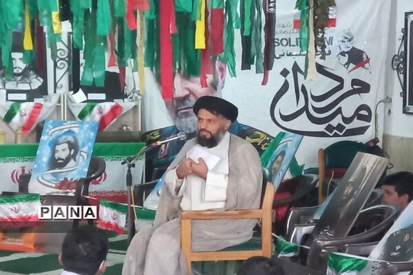 مراسم یادواره شهدا در دبیرستان شاهدآیت‌الله خامنه‌ای آموزش و پرورش ناحیه 2 شهرری