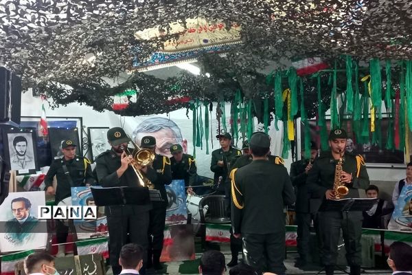 مراسم یادواره شهدا در دبیرستان شاهدآیت‌الله خامنه‌ای آموزش و پرورش ناحیه 2 شهرری