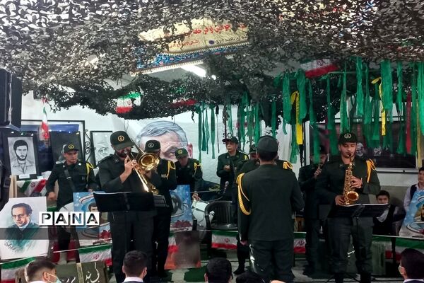 مراسم یادواره شهدا در دبیرستان شاهدآیت‌الله خامنه‌ای آموزش و پرورش ناحیه 2 شهرری