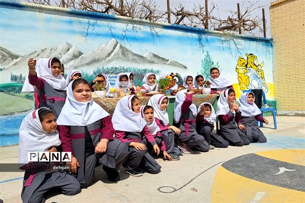استقبال از نوروز باستانی و برگزاری اردوی درون مدرسه‌ای در دبستان ارشاد خاتم