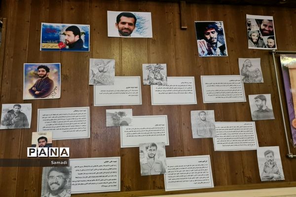 غبارروبی و عطر افشانی گلزار شهدای گمنام توسط دانش‌آموزان