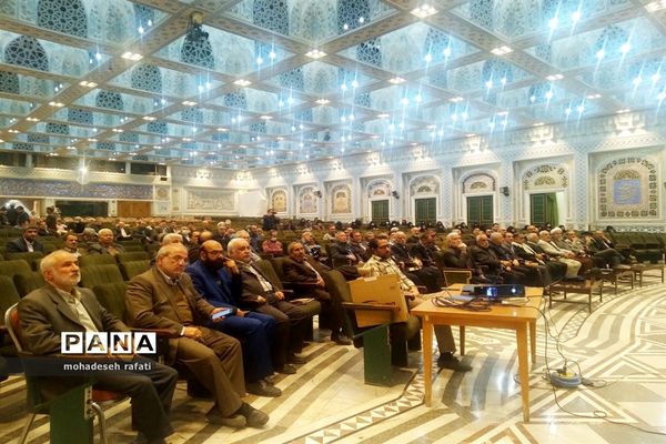 مراسم بزرگداشت شهدای عملیات والفجر ۱۰ و روز شهید در حرم مطهر رضوی