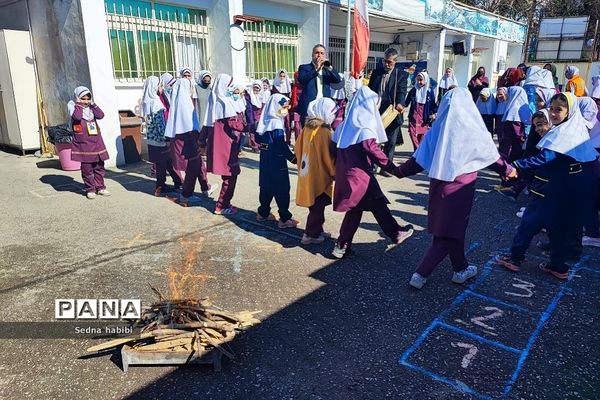 جشن نوروز و چهارشنبه سوری در دبستان حضرت زهرا (س)‌یک رودهن