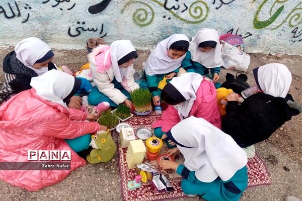 جشن سبزه‌ها در مدارس آباده