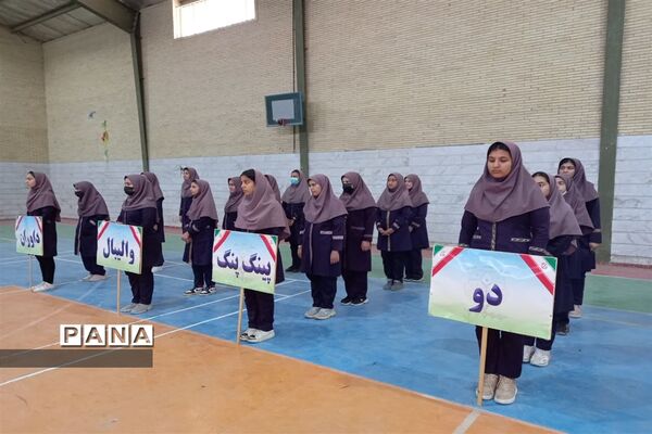 برگزاری المپیاد ورزشی دبیرستان الزهرا ابرکوه