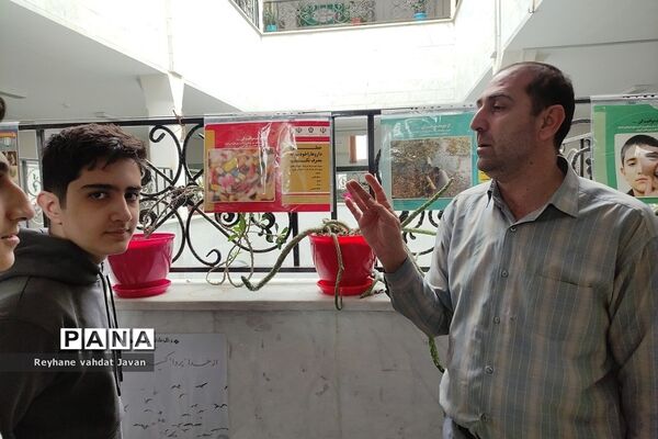 برگزاری نمایشگاه پوستر مشاوره و روان‌شناسی در دبیرستان دارالفنون شهریار