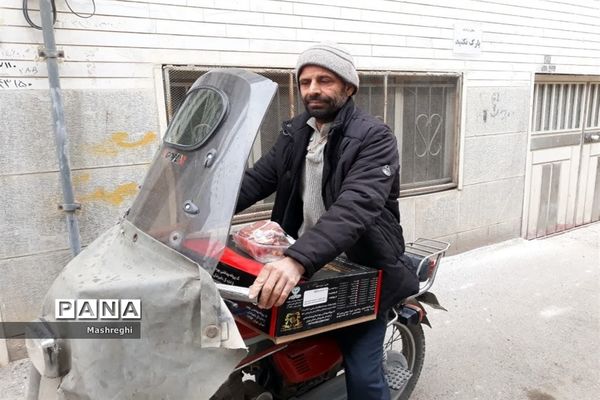 توزیع ۸۰۰ کیلو گوشت گوسفندی در کاشان نطنز و آران بیدگل