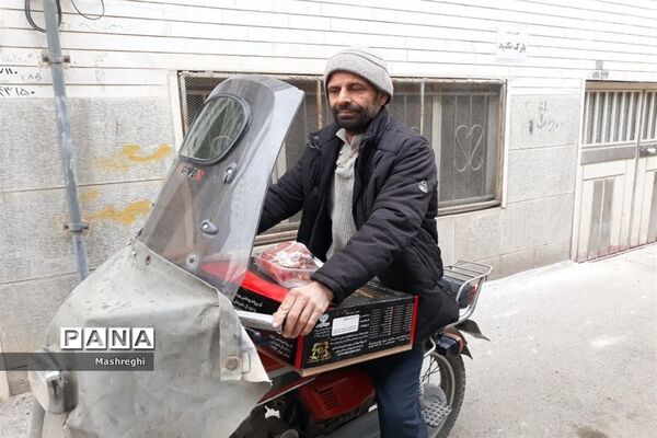 توزیع ۸۰۰ کیلو گوشت گوسفندی در کاشان نطنز و آران بیدگل