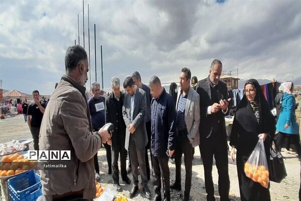 بازدید مسئولان شهرستان فیروزکوه از بازار عید