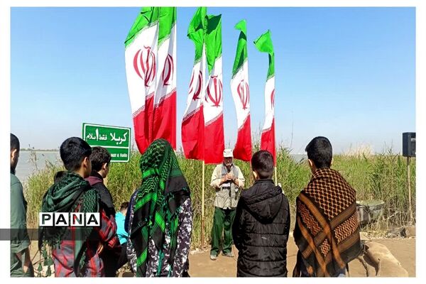 دانش‌آموزان کهریزک، قدم قدم در مسیر شهدای شهر نور